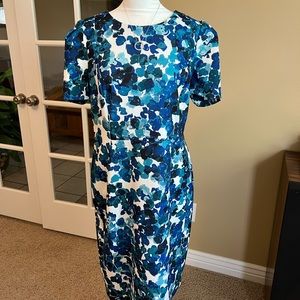 Calvin Klein print dress - Size 14 - Dry Clean Only